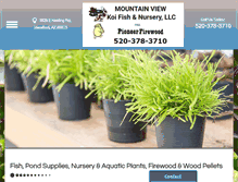 Tablet Screenshot of mtnviewkoifish.com